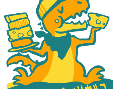 ティラノサウルスレースin第7回チーズEXPO メインイラスト公募